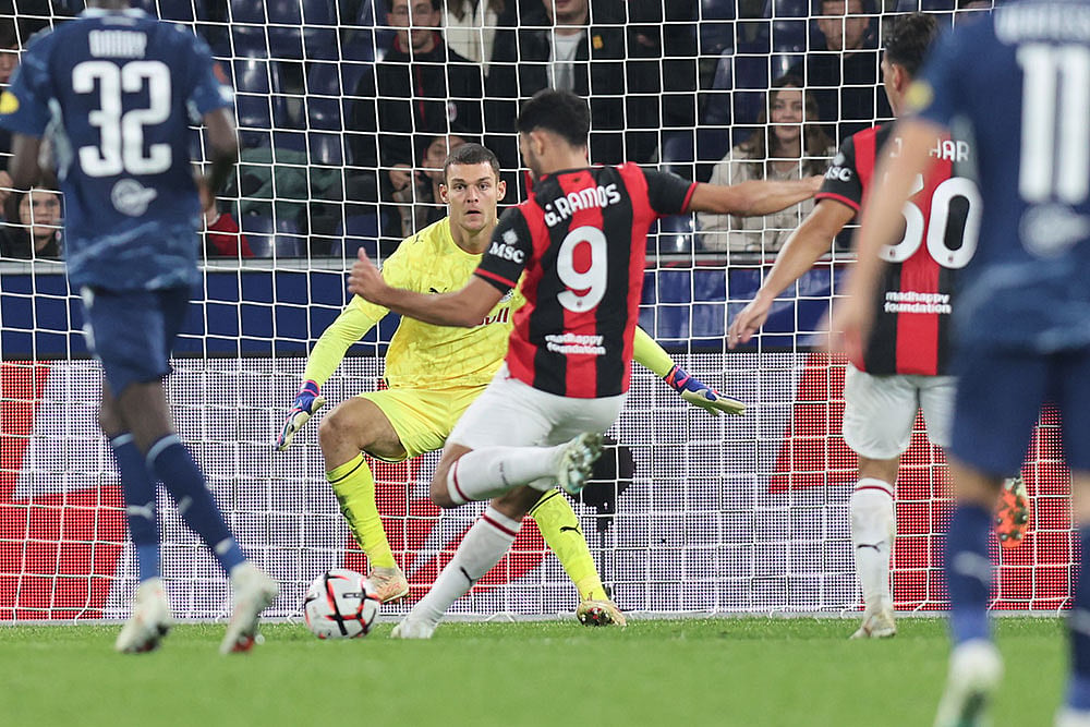 Europa League Soccer Match: RB Salzburg vs AC Milan