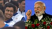 | Photo: FILE : Vaibhav Sooryavanshi's reaction when PM Modi praised youngsters for winning medals at the Asian Games 2026