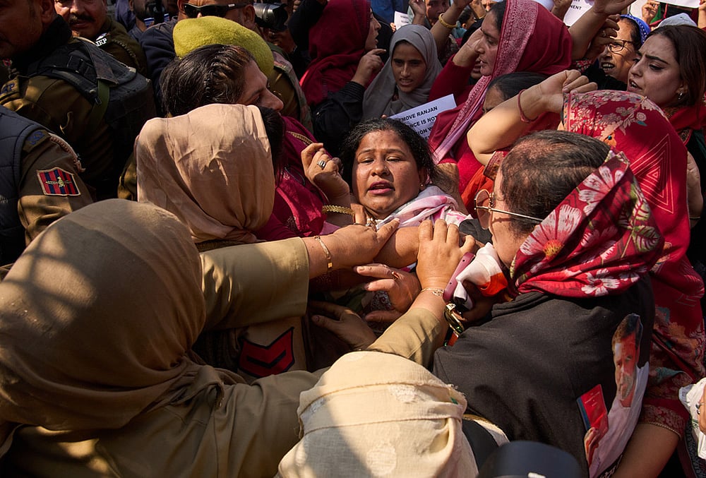 parties protesting against CEC Gyanesh Kumar