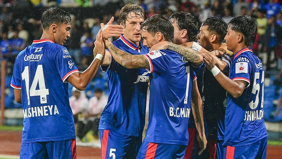 Bengaluru FC registered a convincing 2-0 victory over Chennaiyin FC. - X/@IndSuperLeague