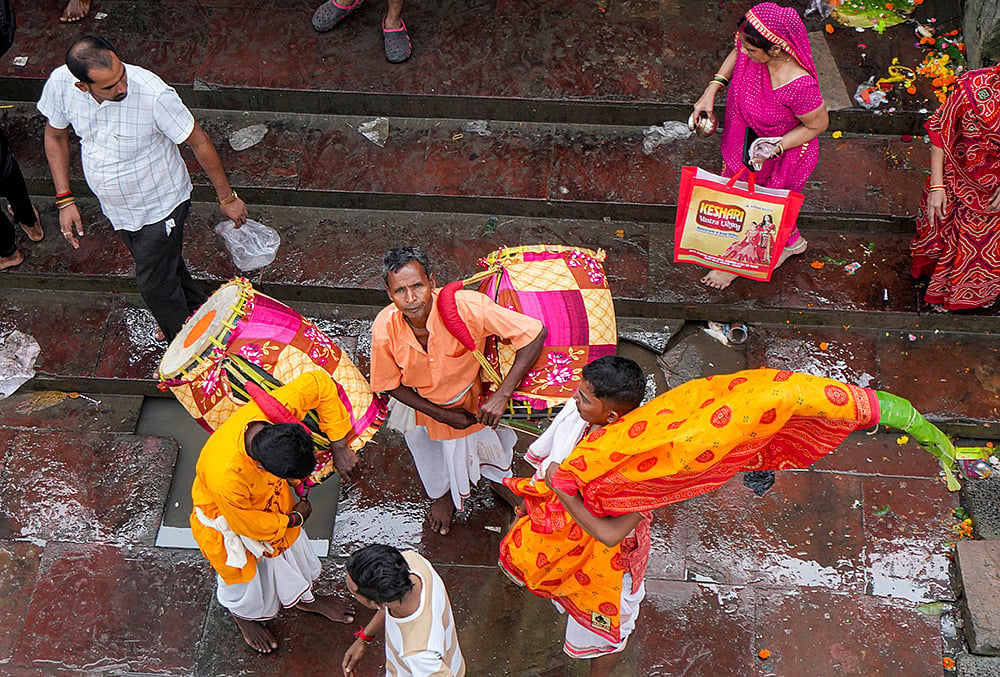 Durga Puja festivities in Kolkata