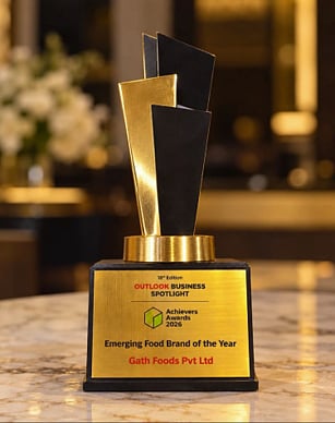 Outlook Business Spotlight award trophy