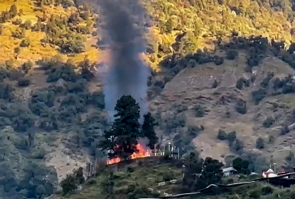 Danpur valley temple fire Uttarakhand
