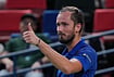 | Photo: AP/Andy Wong : Russia's Daniil Medvedev reacts during play against United States' Tommy Paul in the men's singles quarterfinals match at the Shanghai Masters tennis tournament in Shanghai, China, Friday, Oct. 16, 2026. 