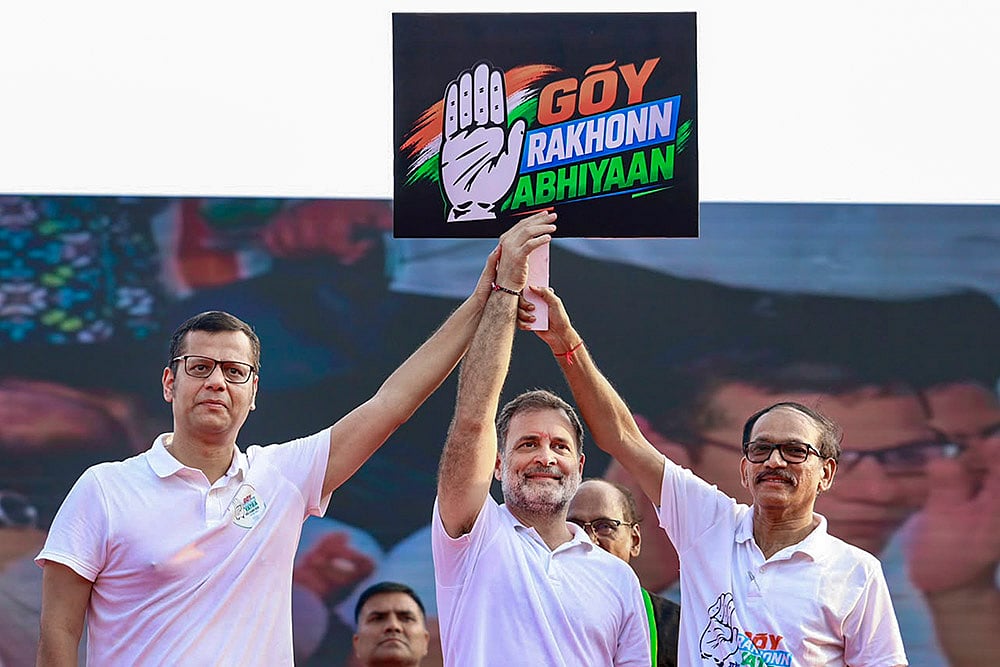 Goy Rakhonn Yatra in Goa Rahul Gandhi