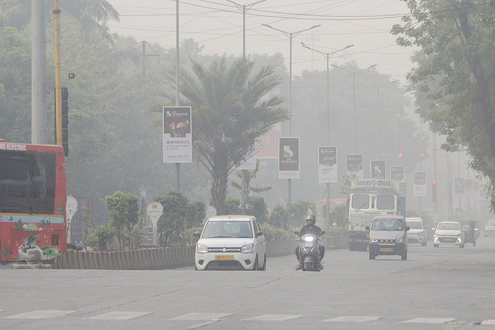 Weather: Hazy conditions in Navi Mumbai