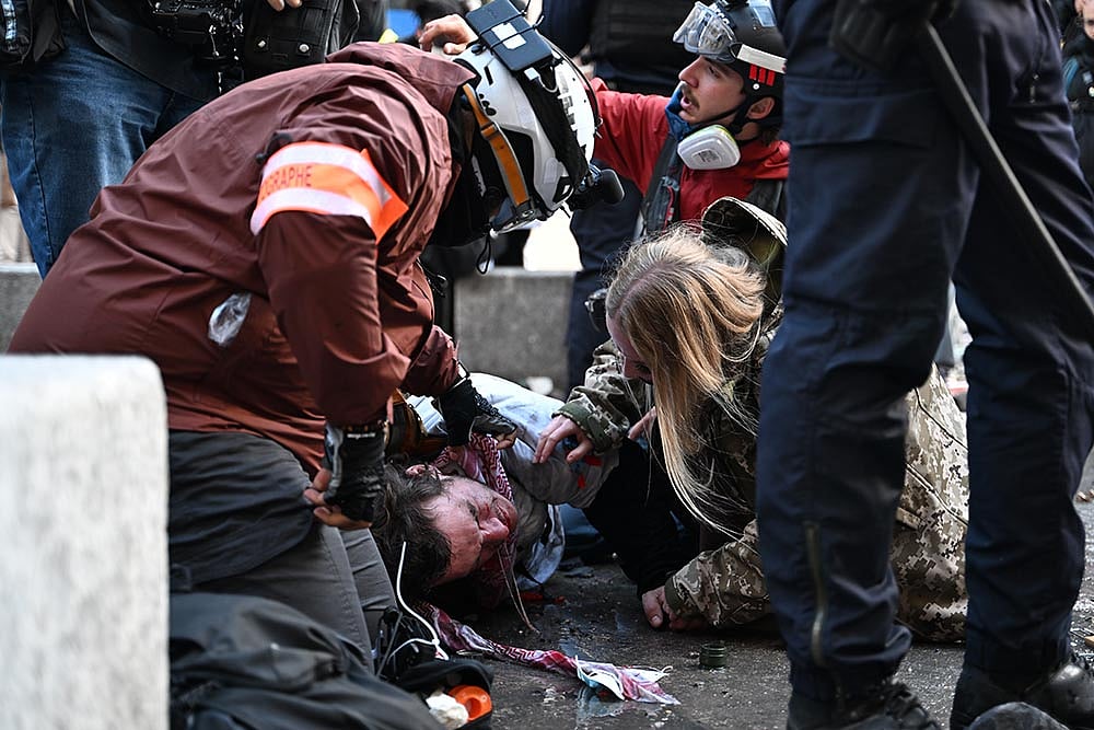 Violent protests in France