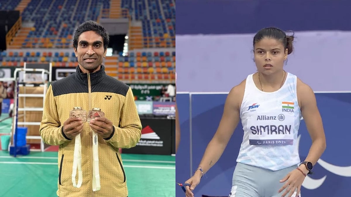 Pramod Bhagat (Left) and Simran Singh will act as India's flag-bearers in the Asian Para Games opening ceremony - | Photo: FIle