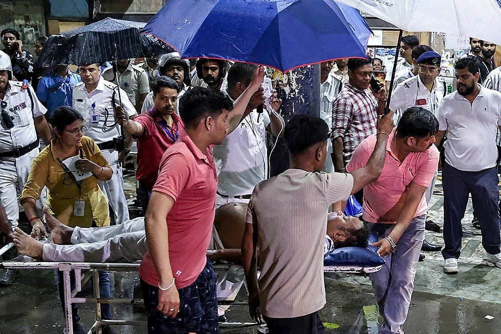 Chorbagan Durga Puja pandal stampede