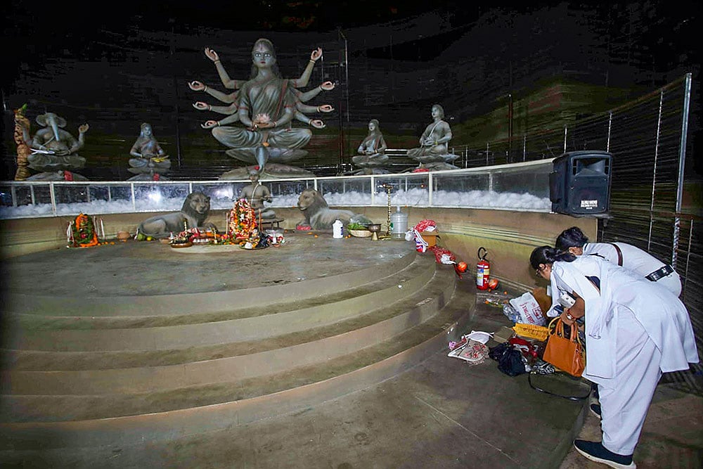 Chorbagan Durga Puja pandal stampede