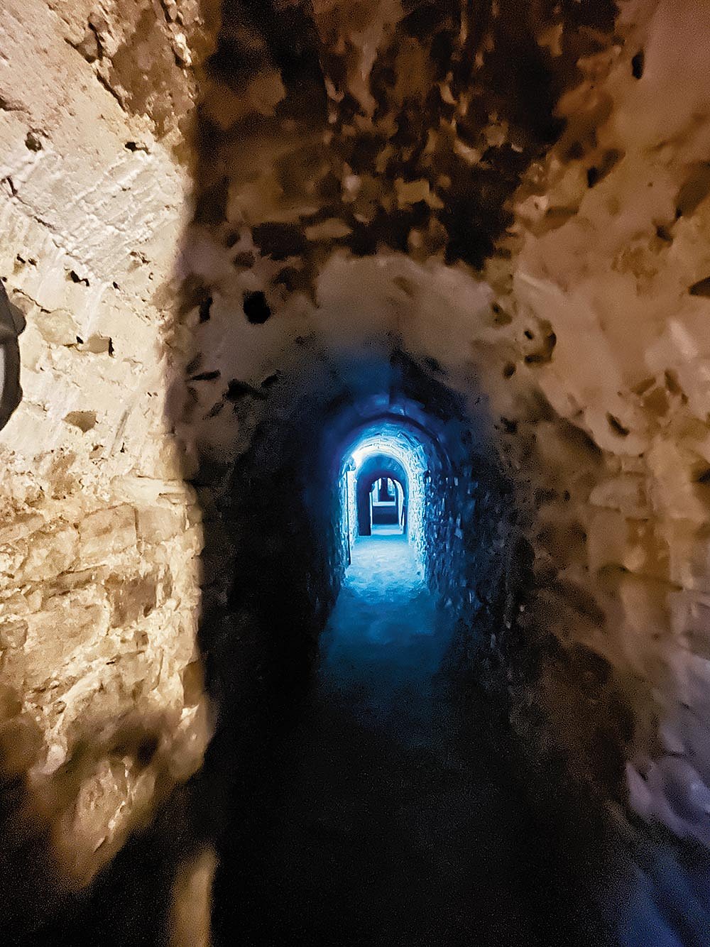 The listening tunnels of Petersberg Citadel
