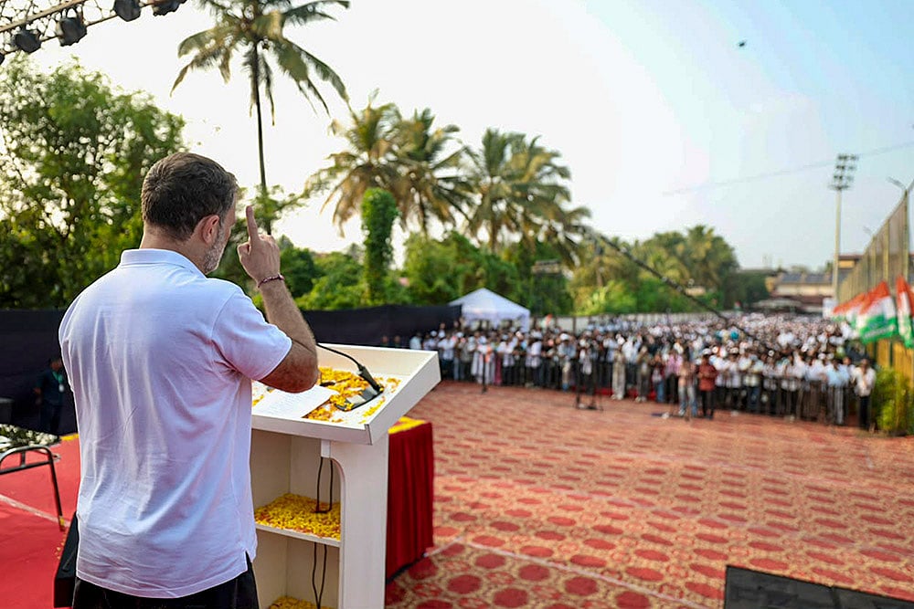 Goy Rakhonn Yatra in Goa Rahul Gandhi