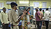 15 Killed As Truck Hits Devotees Outside Gwalior Temple; Nine Cops Face Action Photo: PTI : District Magistrate Ruchika Chauhan meets injured people at a hospital after a truck crashed into several devotees waiting near a temple, killing thirteen people and injuring nearly 40 others, in Madhya Pradesh's Gwalior city.