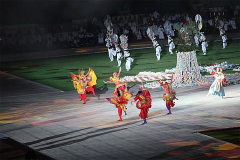 The opening ceremony celebrated the spirit of para-sport, bringing together athletes ready to compete across 18 disciplines at the Asian Para Games 2026.