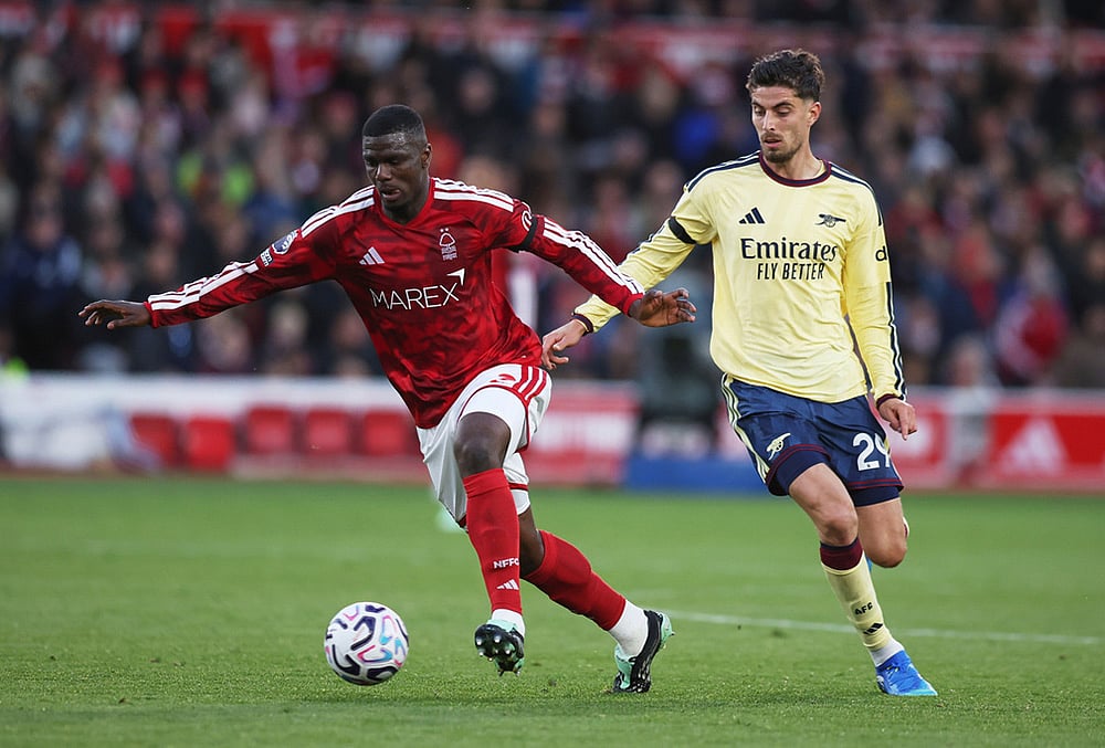Nottingham Forest vs Arsenal Premier League soccer highlights-Arsenals Kai Havertz