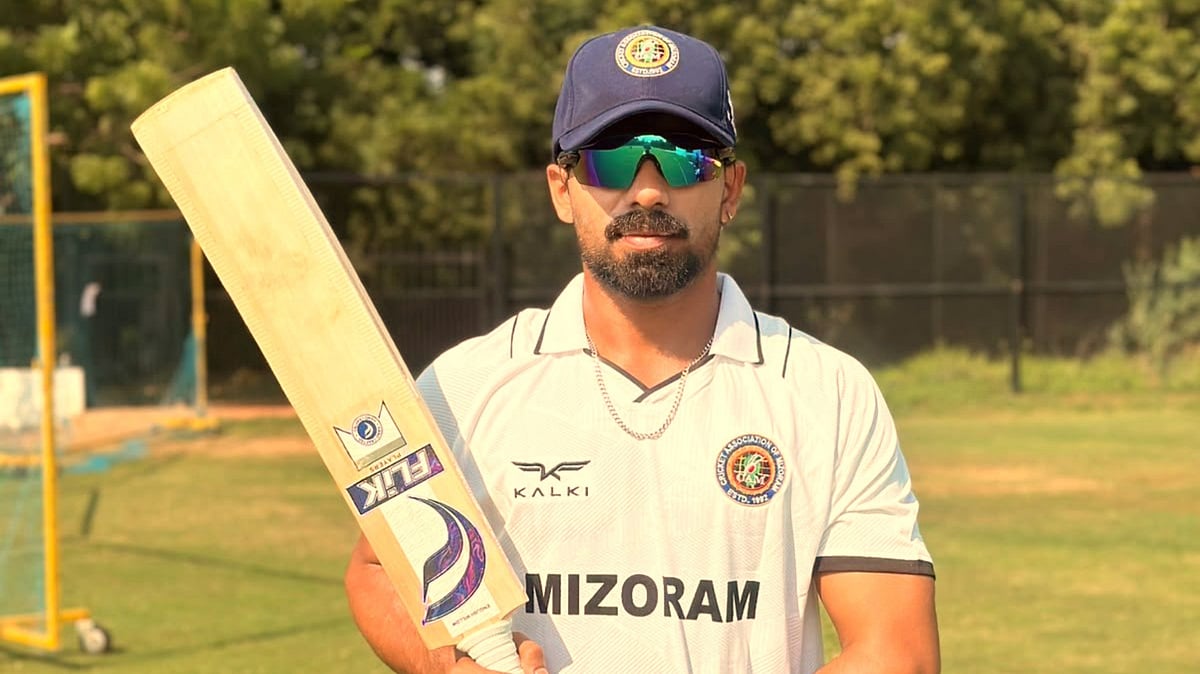Who Is Chinmay Sutar? Mizoram Batter Equals 78-Year-Old Feat With Stunning 400-Run Knock In Ranji Trophy - X