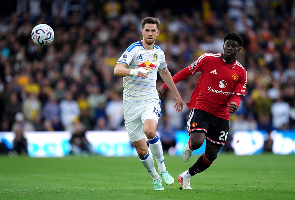 Leeds Vs Manchester United Premier League soccer highlights-Anton Stach