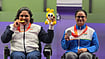 | Photo: SAI Media : Mona Agarwal (Left) with the gold medal and Avani Lekhara with the silver medal