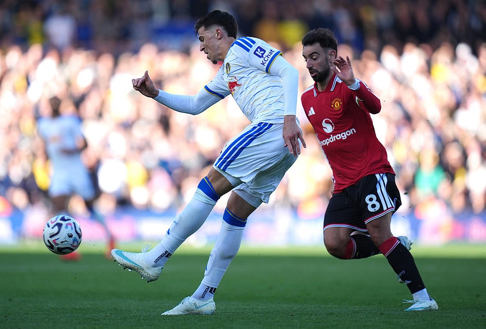 Leeds Vs Manchester United Premier League soccer highlights-Tarik Muharemovic