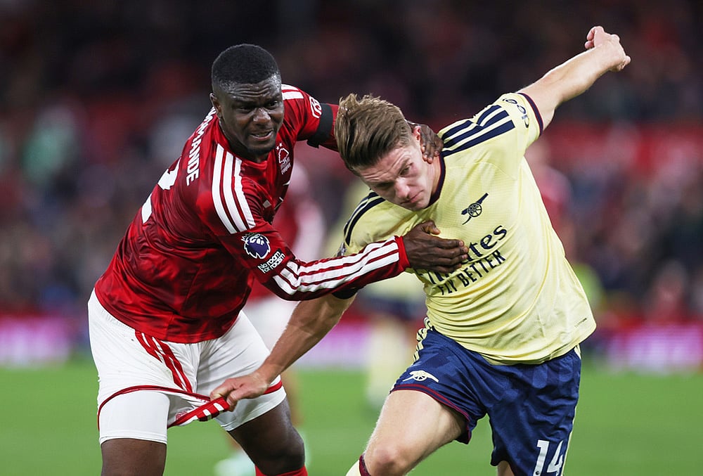 Nottingham Forest vs Arsenal Premier League soccer highlights-Ousmane Diomande