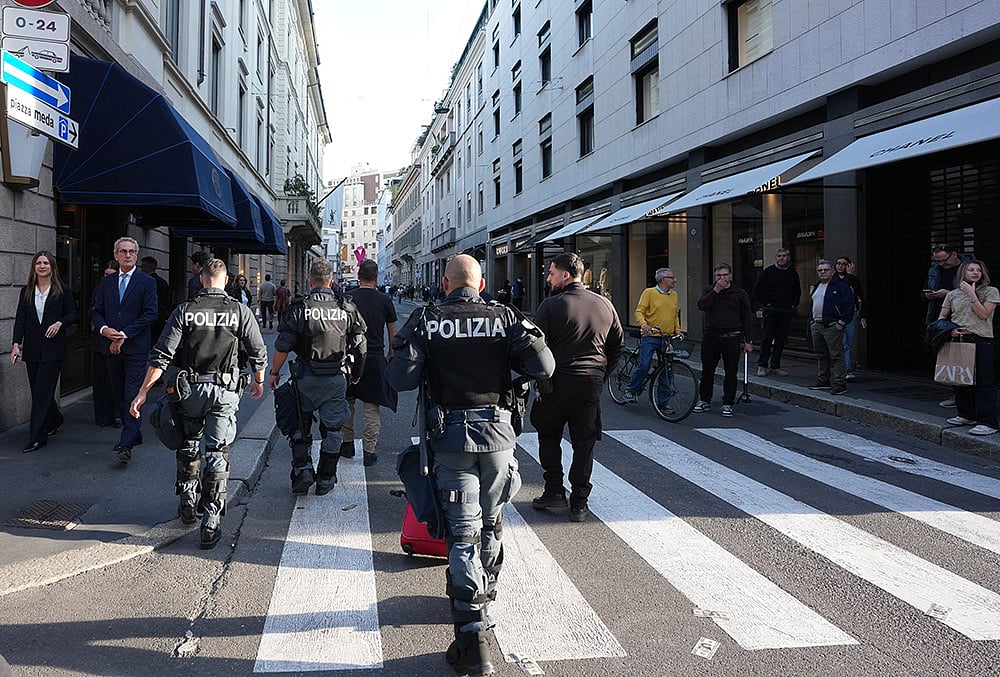 Milan protest aftermath October 2026