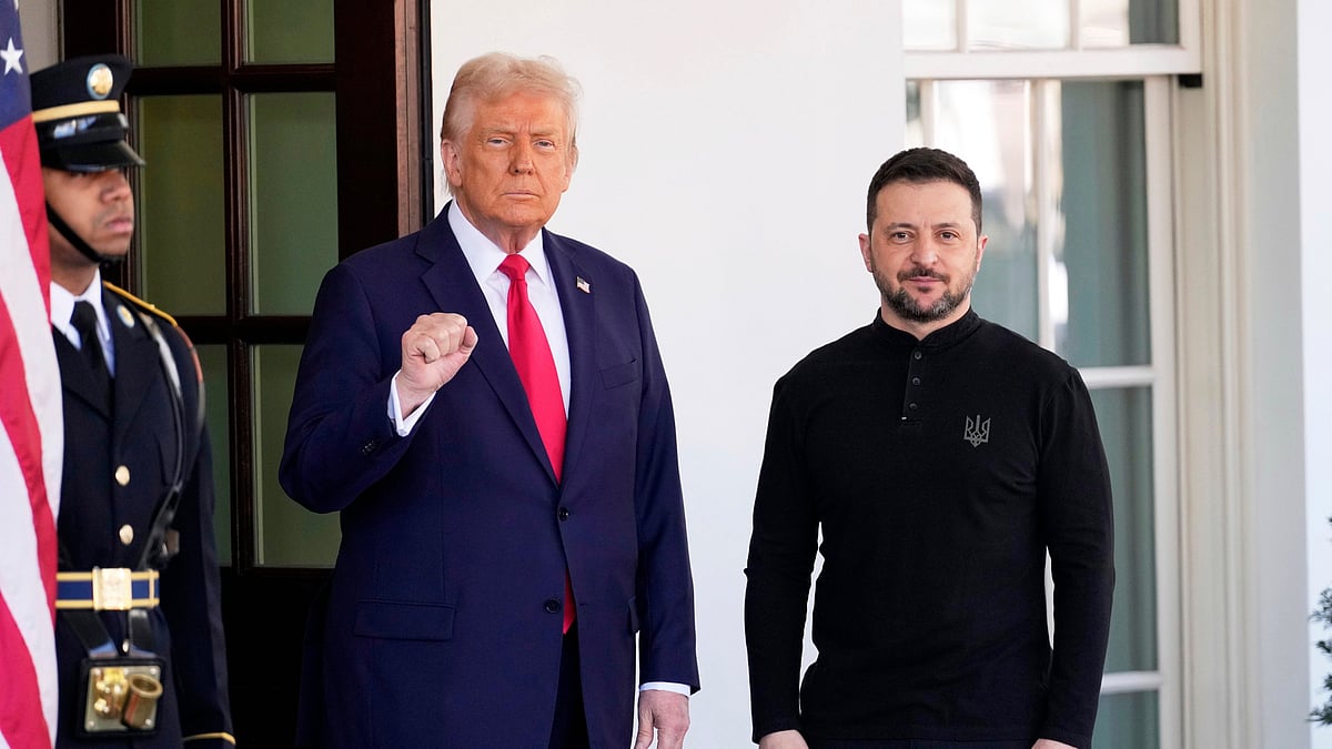 Donald Trump and Volodymyr Zelenskyy  - AP