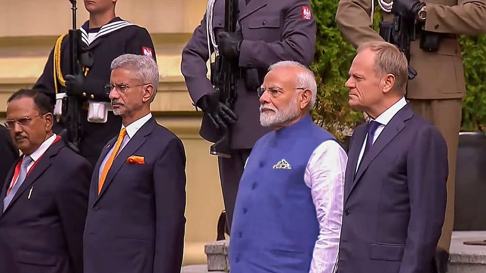 India, Poland Look To Revive Defence Cooperation As Donald Tusk Visits New Delhi - | Photo: PTI