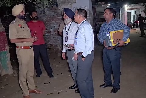 A Central Bureau of Investigation (CBI) team arrives to investigate the murder of anti-drug activist Parvinder Singh Jhota, in Mansa, Punjab.
