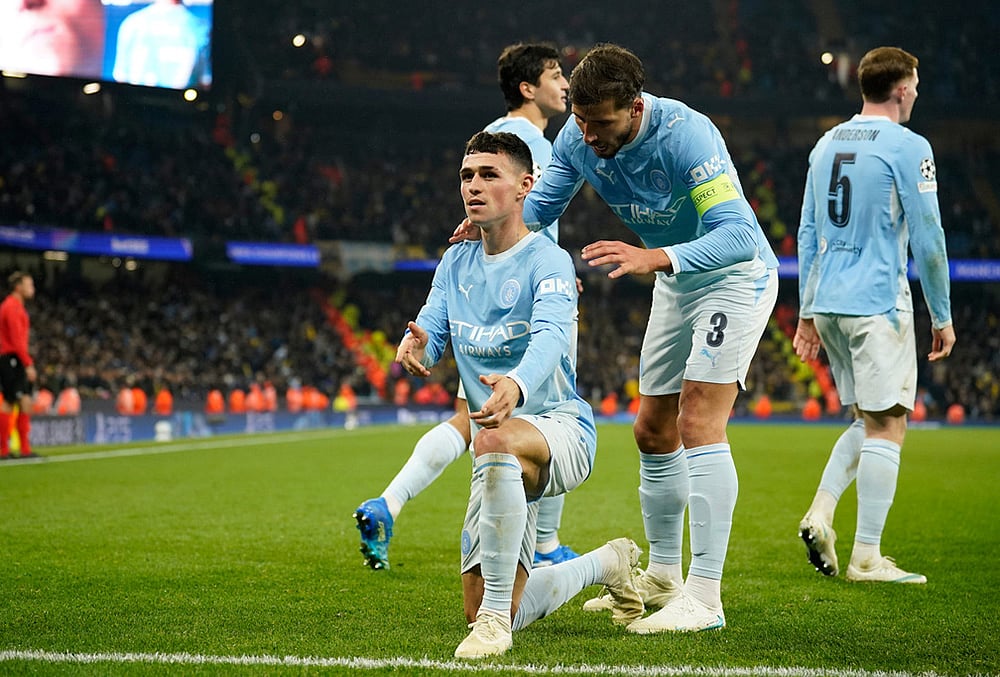 Manchester City Vs AEK Athens Champions League highlights-Phil Foden
