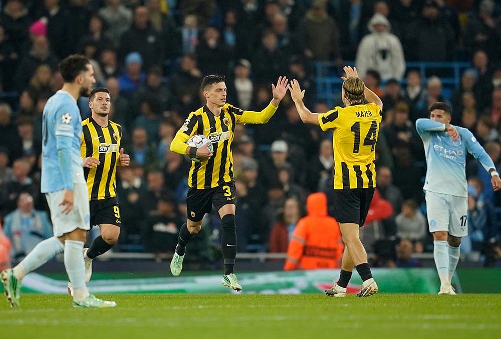 Manchester City Vs AEK Athens Champions League highlights-Stavros Pilios
