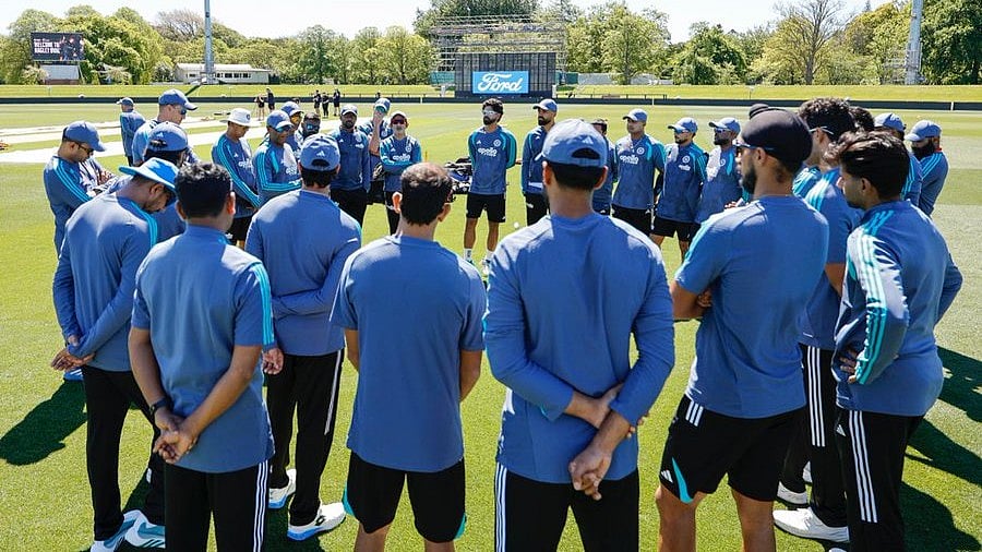 India during their first training session at the Hagley Oval, Christchurch
 - | Photo: X/BCCI