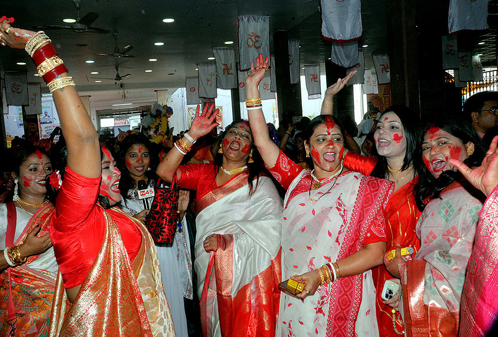 Sindoor Khela in Ranchi
