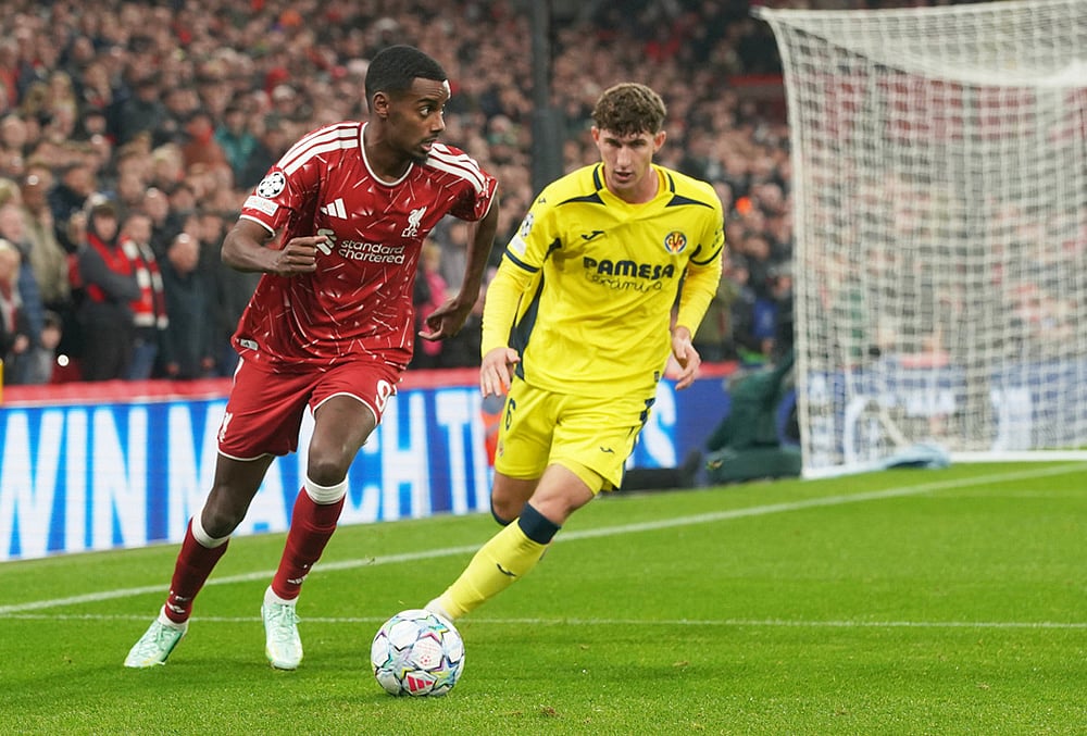 Liverpool vs Villarreal Champions League highlights-Alexander Isak