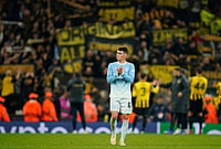 Phil Foden Scores Hat-Trick As City Dominate European Clash | Photo: AP/Dave Thompson : Manchester City's Phil Foden walks off the pitch after the Champions League soccer match between Manchester City and AEK Athens in Manchester, England, Tuesday, Oct. 20, 2026.