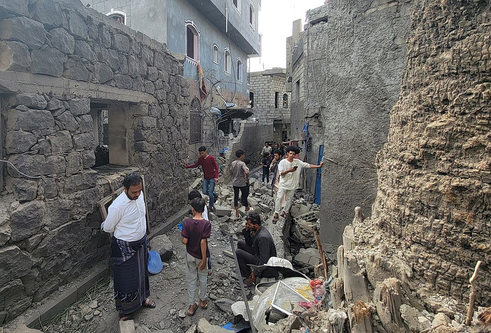 Houthi drone strikes yemen