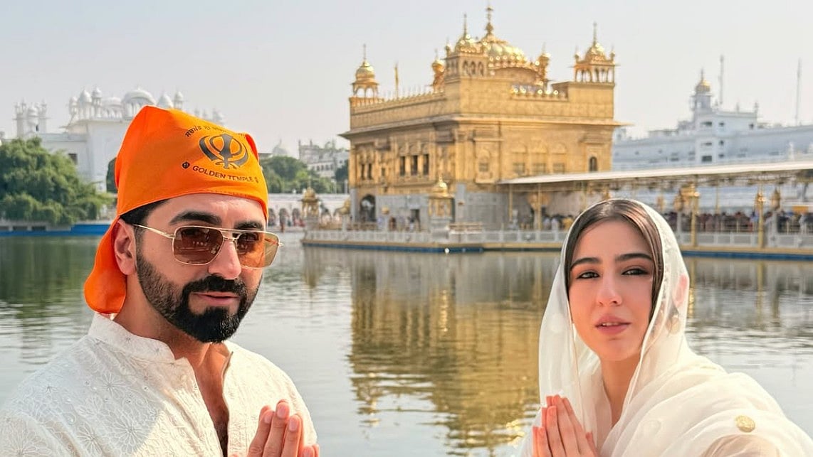 Sara Ali Khan and Ayushmann Khurrana visited the Golden Temple - Instagram