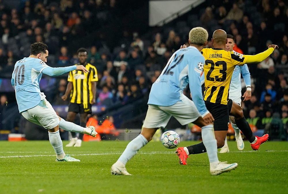 Manchester City Vs AEK Athens Champions League highlights-Rayan Cherki