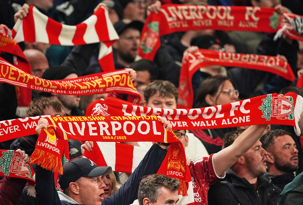Liverpool vs Villarreal Champions League highlights-Liverpool fans 
