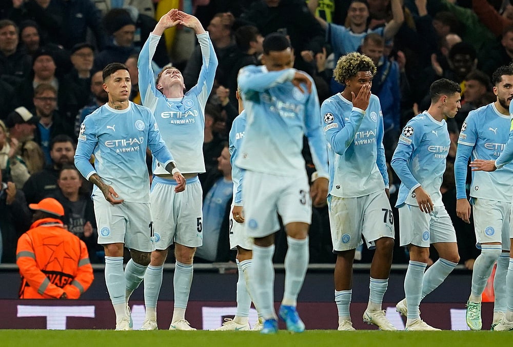 Manchester City Vs AEK Athens Champions League highlights-Elliot Anderson