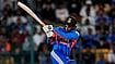 Six Hitting Machine! Abhishek Sharma Breaks T20I World Record Vs New Zealand Photo: AP/Aijaz Rahi : India's Abhishek Sharma plays a shot during the fifth T20 cricket match between India and West Indies in Bengaluru, India, Saturday, Oct. 17, 2026.