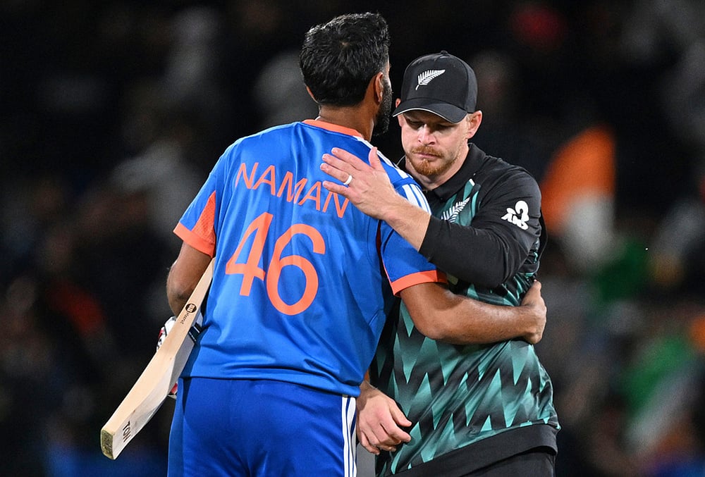New Zealand vs India 1st t20 cricket highlights-Indias Naman Dhir