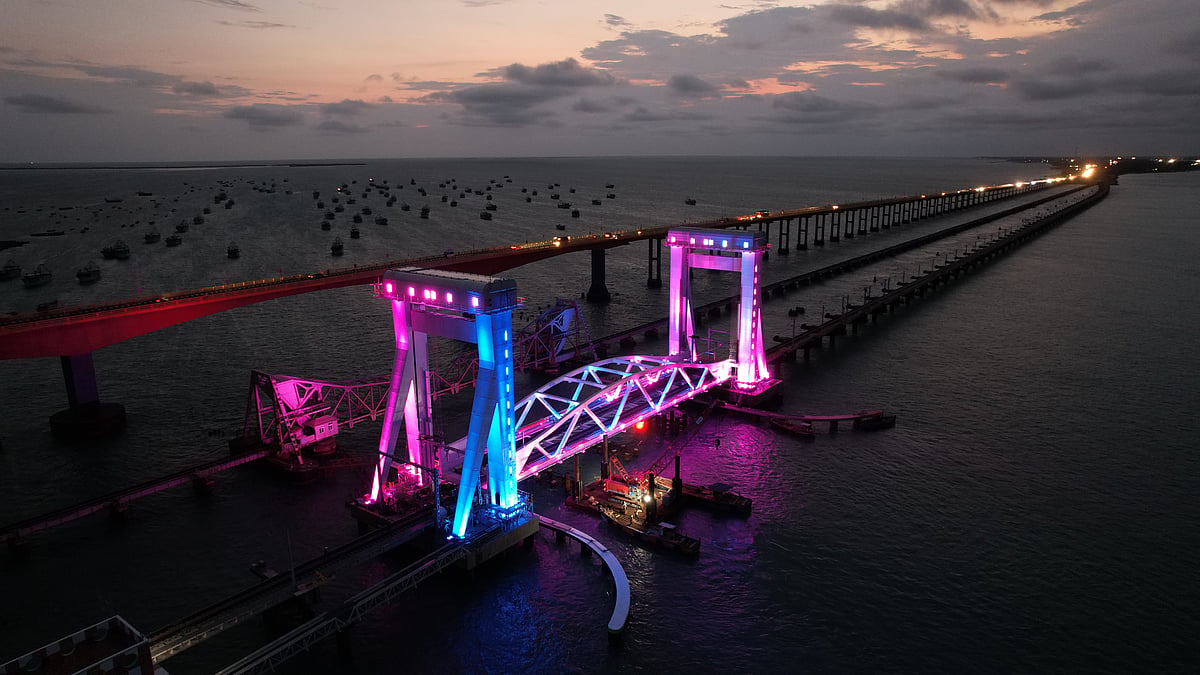 New Pamban Bridge in Tamil Nadu