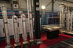 X : Iran's domestically built centrifuges are displayed in an exhibition of the country's nuclear achievements, in Tehran, Iran. 
