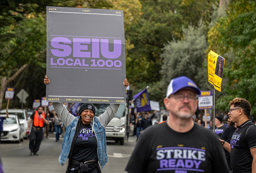 what state workers are included in the strike