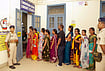 Day In Pics: October 23, 2026 | Photo: PTI : Voters wait in a queue at a polling station as they arrive to cast their vote for the Graduate and Patna Teacher constituencies of the Bihar Legislative Council (MLC), in Patna.