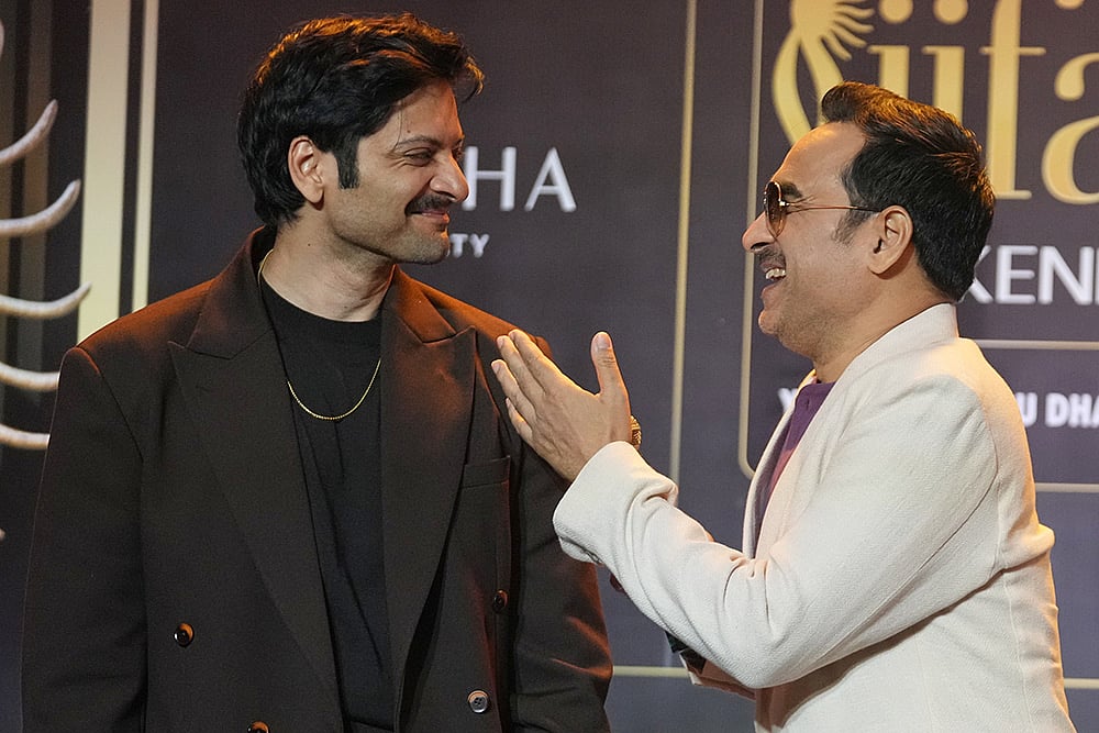 Bollywood actors Ali Fazal, left, and Pankaj Tripathi IIFA