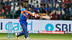 Ishan Kishan Ruled Out Of IND Vs NZ 2nd T20I: Here's What Happened | Photo: AP/Aijaz Rahi : India's Ishan Kishan plays a shot during the fifth T20 cricket match between India and West Indies in Bengaluru, India, Saturday, Oct. 17, 2026.