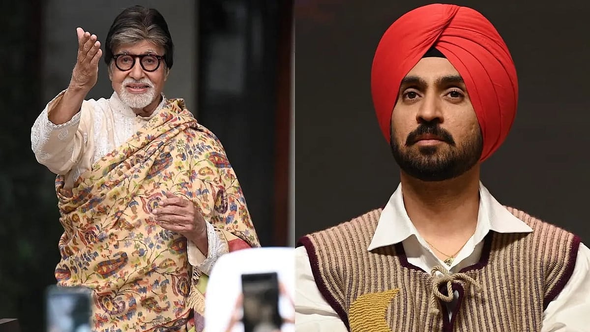 Amitabh Bachchan, Diljit - Illustration