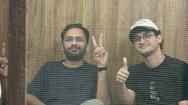 Saurav Das and Ashutosh Ranka  - | Photo: @abhijeet_dipke/X via PTI