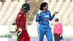 bcciwomen/x : Shafali Verma celebrates a wicket during India vs Zimbabwe first ODI 2026. 